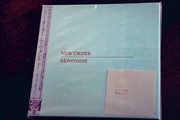 New Order : Movement (LP, Album, RM, 180 + CD, Album, RM + CD, Comp + DV)