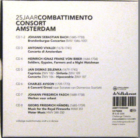 Combattimento Consort Amsterdam, Jan Willem de Vriend : 25JAAR Combattimento Consort Amsterdam (8xCD, Album + Box)