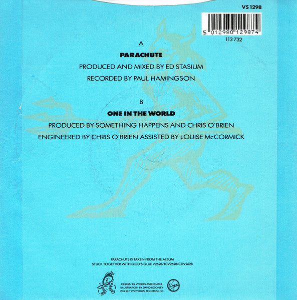 Something Happens : Parachute (7", Single, sil)