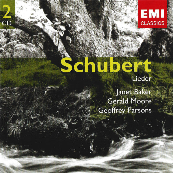 Franz Schubert, Janet Baker, Gerald Moore, Geoffrey Parsons (2) : Schubert: Lieder  (2xCD, Comp, RM)