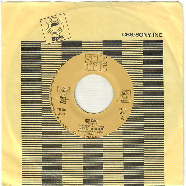 Michel Polnareff :  Holidays / Gloria (7", Single)