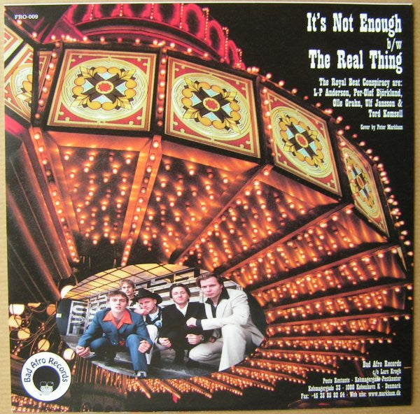 The Royal Beat Conspiracy : It's Not Enough (7", Single)