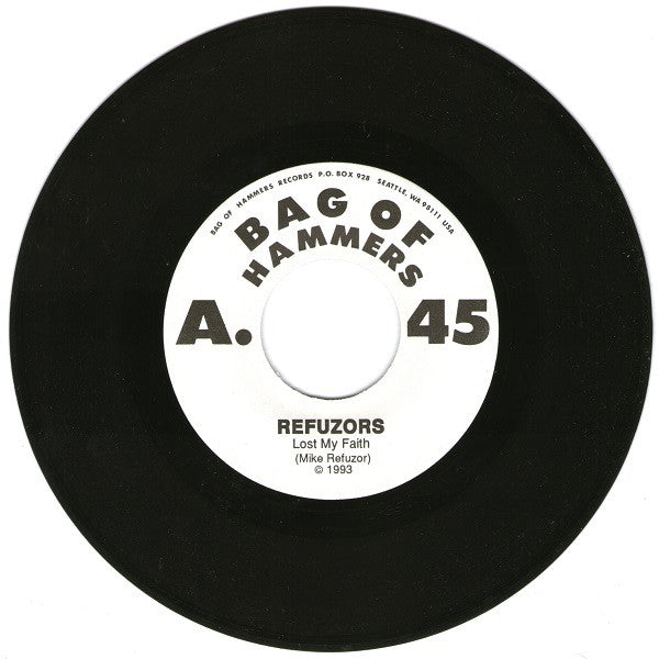 The Refuzors : Think I Lost My Faith / Jim Jones (7", Single, Ltd)