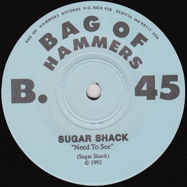Sugar Shack (2) : Over And Glad (7", Single)