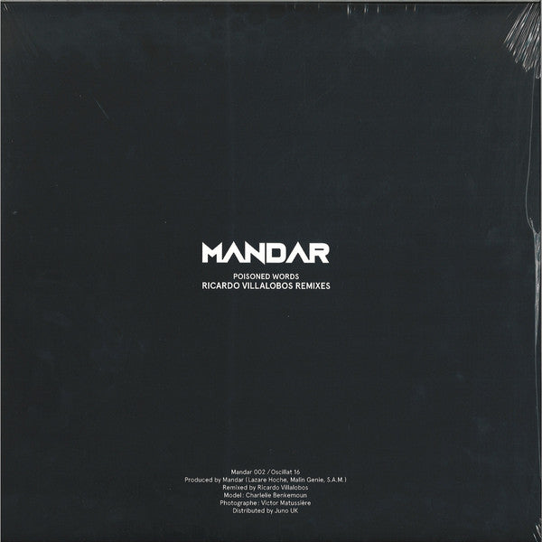 Mandar : Poisoned Words (Ricardo Villalobos Remixes) (12", EP, 180)