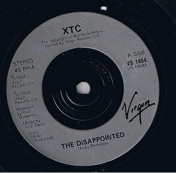 XTC : The Disappointed (7", Single)