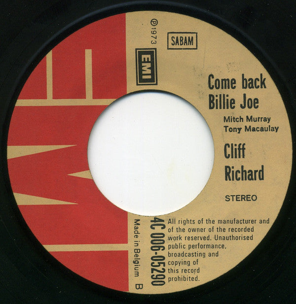 Cliff Richard : Power To All Our Friends (7", Single)