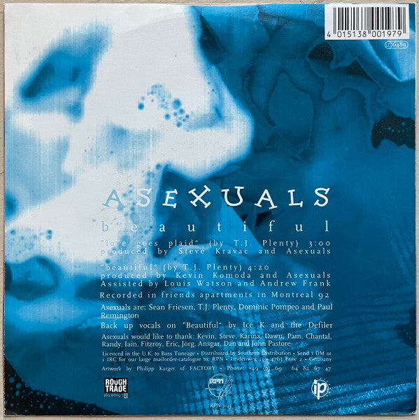 Asexuals : Love Goes Plaid (7", Single)