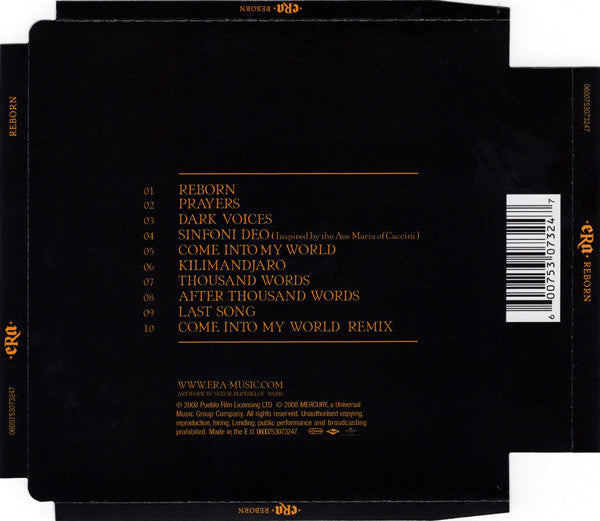 Era : Reborn (CD, Album)