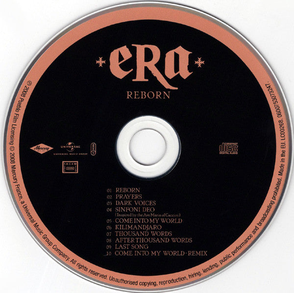 Era : Reborn (CD, Album)