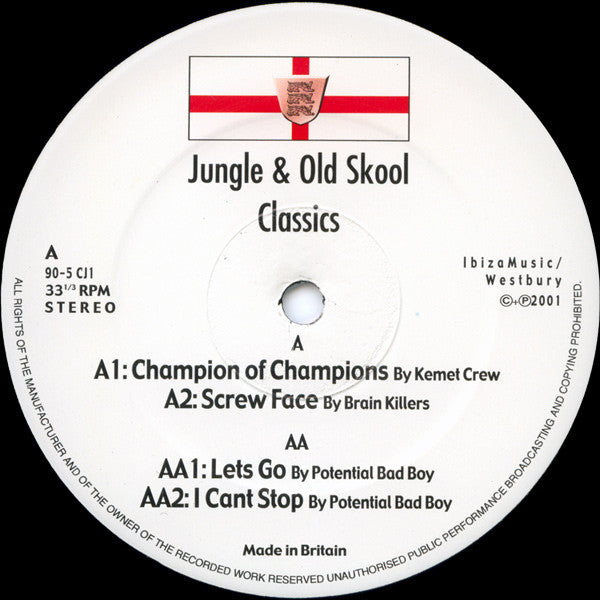 Various : 90-95 Classic Jungle & Old Skool E.P. Vol. 1 (12", EP, Comp, Ltd)