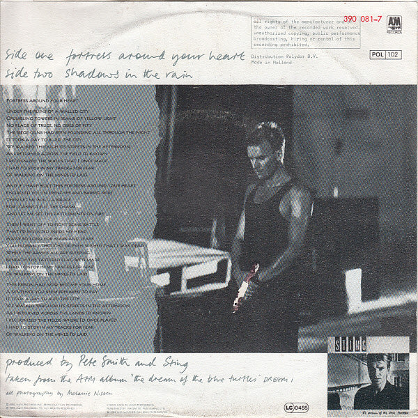 Sting : Fortress Around Your Heart (7", EP)