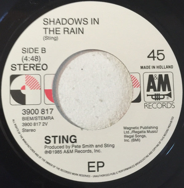 Sting : Fortress Around Your Heart (7", EP)