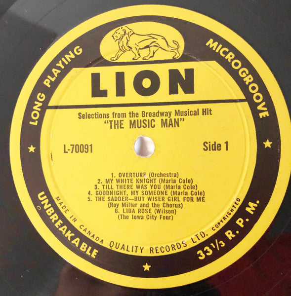 Various : The Music Man (LP, Mono)