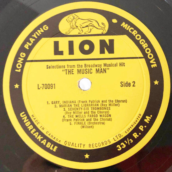 Various : The Music Man (LP, Mono)