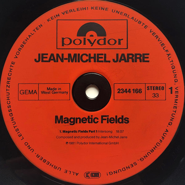 Jean-Michel Jarre : Magnetic Fields (LP, Album, RP)