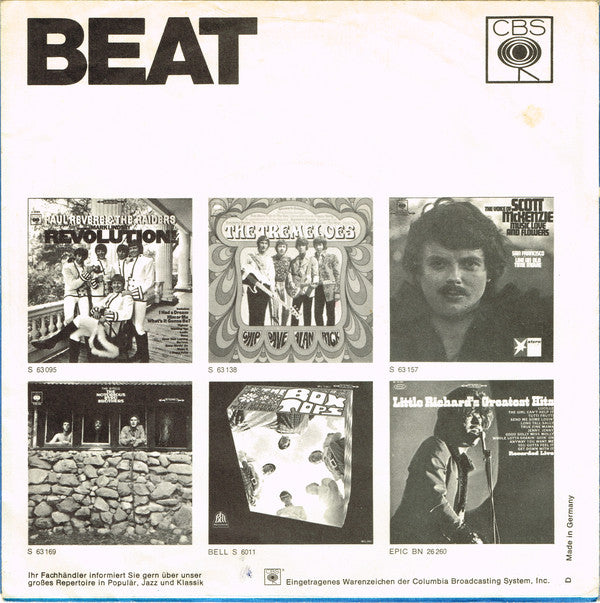 Billy Joe Royal : Hush / Watching From The Bandstand (7", Single)