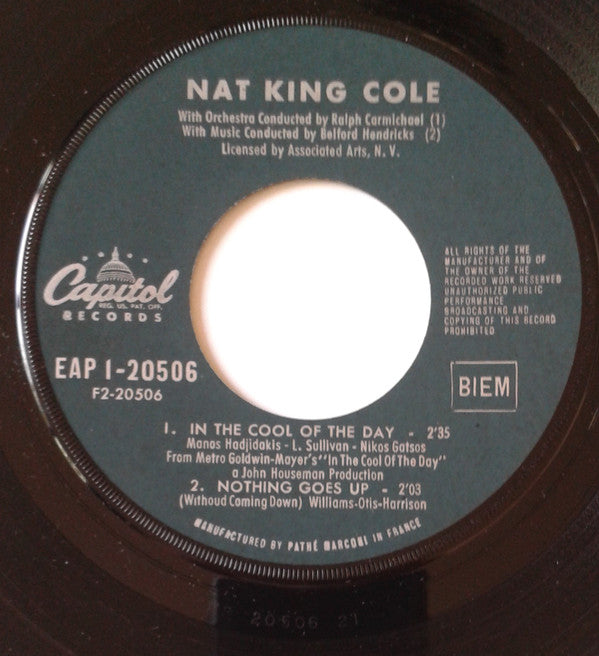Nat King Cole : In The Cool Of The Day (7", EP)
