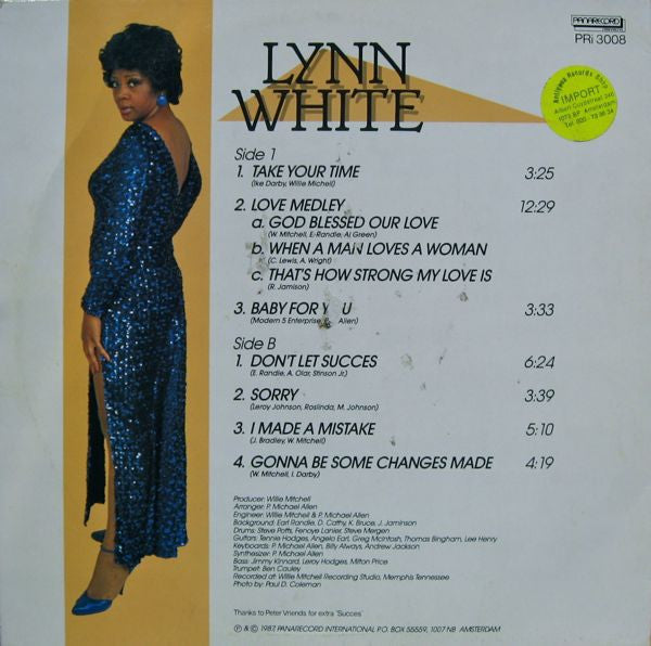 Lynn White : That's How Strong My Love Is (LP, Comp)