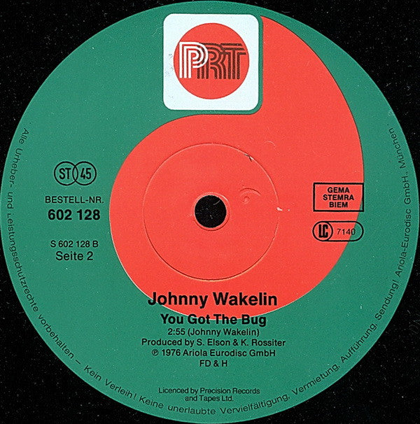 Johnny Wakelin : In Zaire (Originalversion) (12", Maxi)