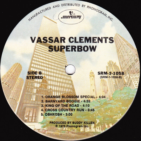 Vassar Clements : Superbow (LP, Album)