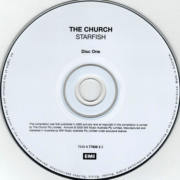 The Church : Starfish (CD, Album, RE, RM + CD, Comp, RM)