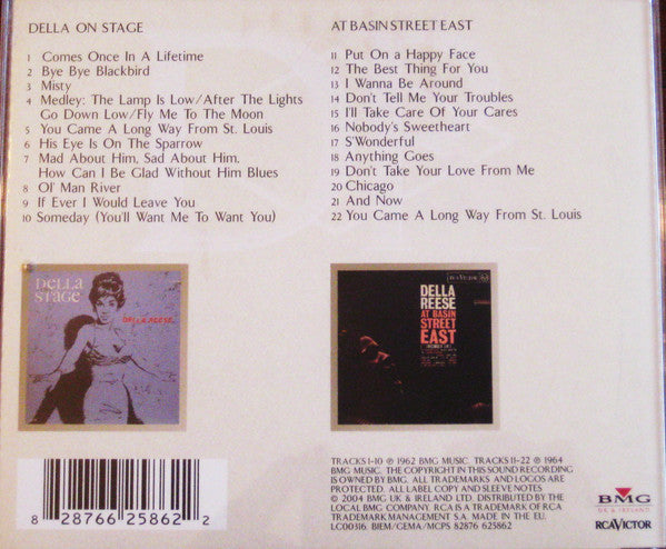 Della Reese : Della On Stage / At Basin Street East  (CD, Comp)