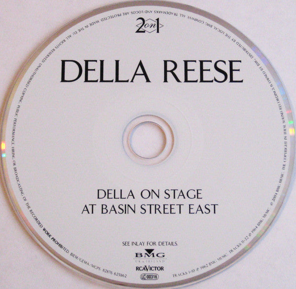 Della Reese : Della On Stage / At Basin Street East  (CD, Comp)