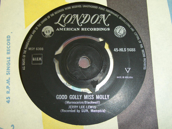 Jerry Lee Lewis : Good Golly Miss Molly (7", Single)