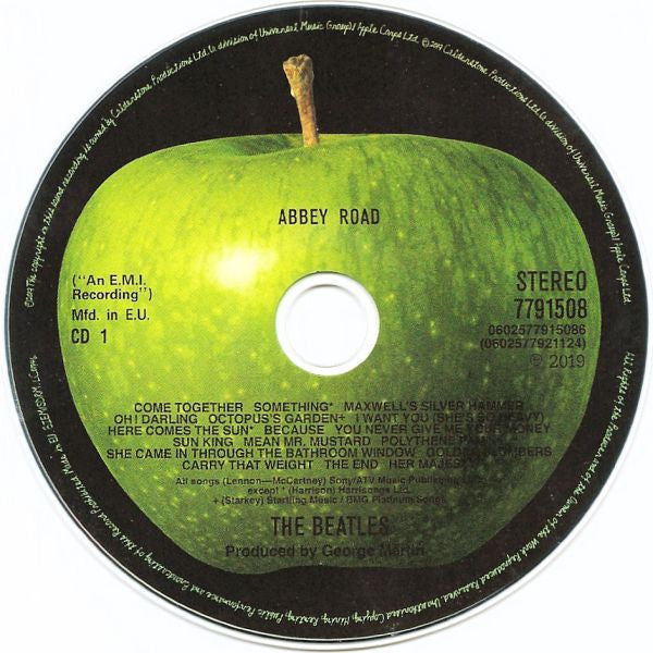 The Beatles : Abbey Road (Box, RM, Ann + CD, Album, RE, Rem + 2xCD, Ses + Bl)