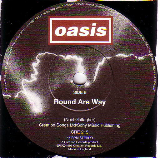 Oasis (2) : Wonderwall (7", Single)
