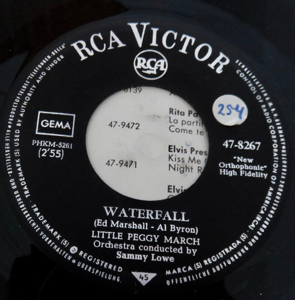 Peggy March : The Impossible Happened / Waterfall (7", Single)