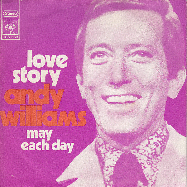 Andy Williams : Love Story / May Each Day (7", Single)