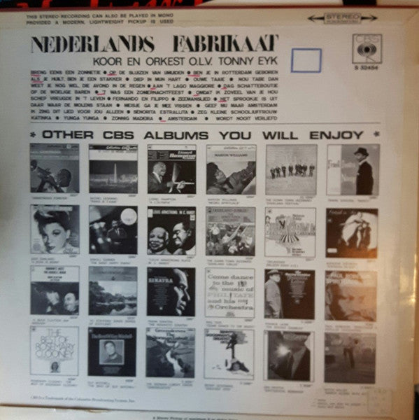 Koor En Orkest o.l.v. Tonny Eyk : Nederlands Fabrikaat (LP, Album)