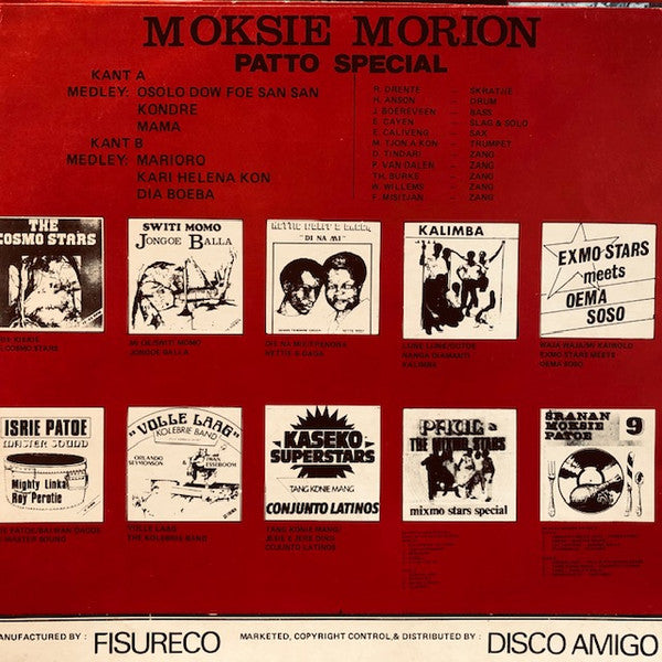 Moksie Morion : Osolo Dow Foe San San (12")