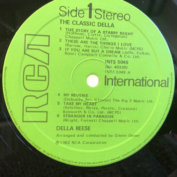 Della Reese : The Classic Della (LP, RE)
