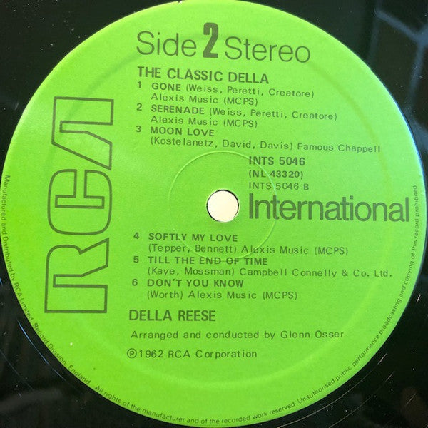 Della Reese : The Classic Della (LP, RE)