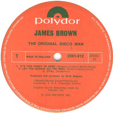 James Brown : The Original Disco Man (LP, Album, Sti)