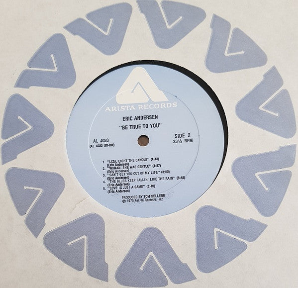 Eric Andersen (2) : Be True To You (LP, Album, Bes)