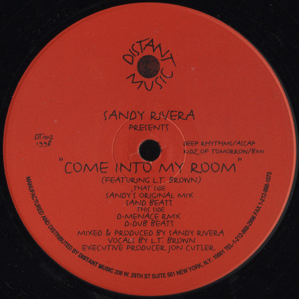 Sandy Rivera Featuring L.T. Brown* : Come Into My Room (12")