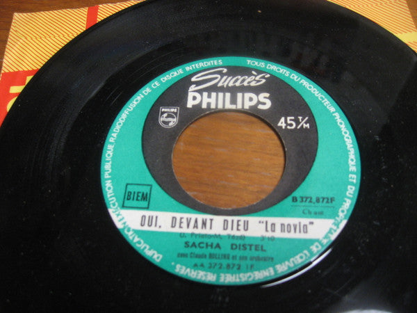Sacha Distel, Claude Bolling Et Son Orchestre : On Dit, On Dit, On Dit! / Oui, Devant Dieu "La Novia" (7", Single)