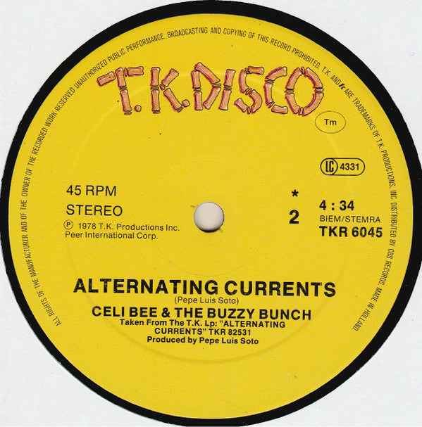 Celi Bee & The Buzzy Bunch : Macho (A Real, Real, One) (12")