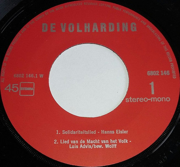 Orkest De Volharding : De Volharding (7")