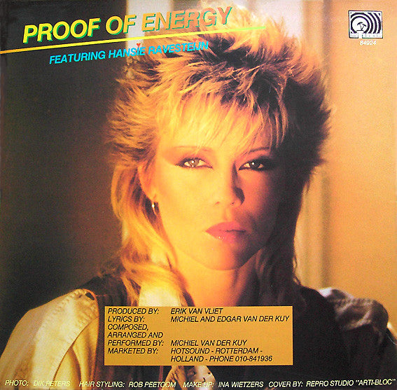 Proof Of Energy Featuring Hansie Ravesteijn : Energy Tonight (12")