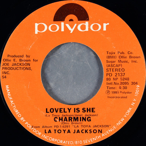 La Toya Jackson : If You Feel The Funk (7", Single, 54 )