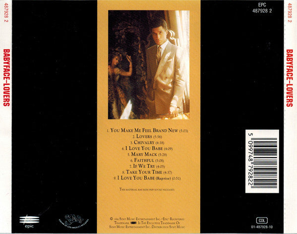 Babyface : Lovers (CD, Album, RE)