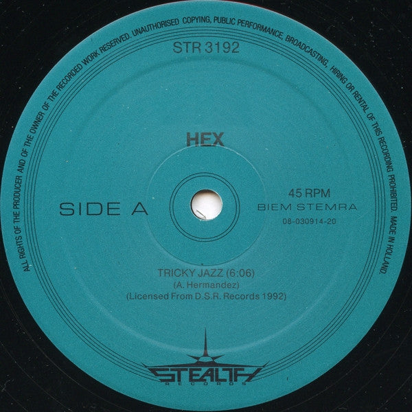 Hex (4) : Tricky Jazz (12")