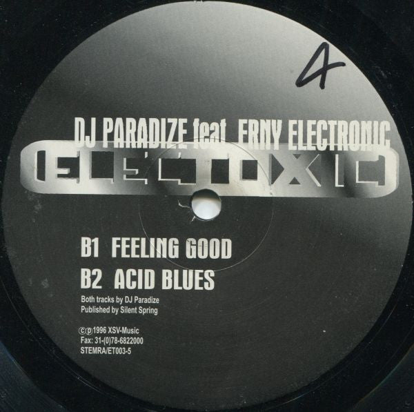 DJ Paradize Feat. Erny Electronic : Total Consumption (12")