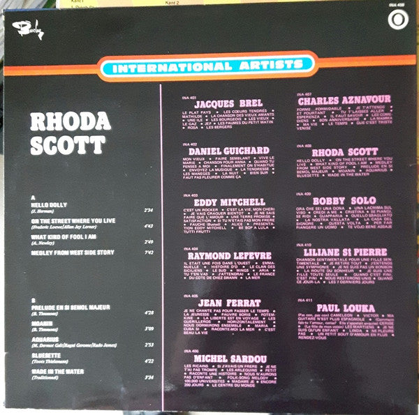 Rhoda Scott : Rhoda Scott (LP, Comp)