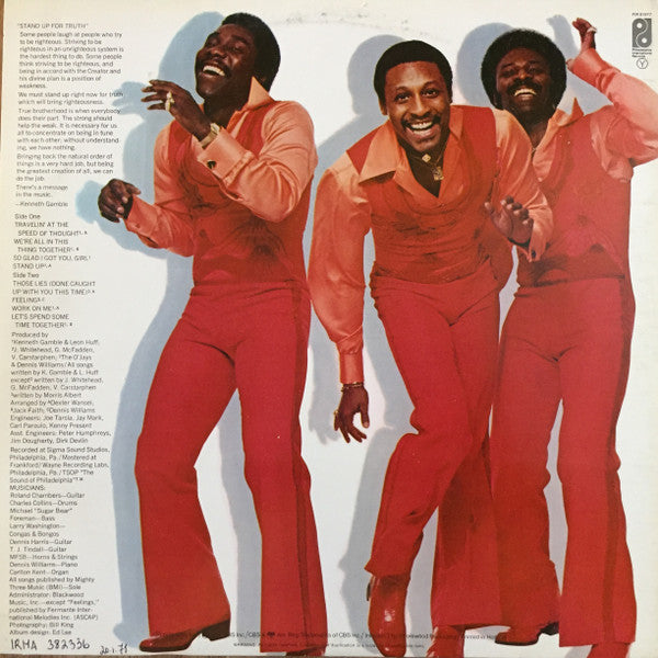 The O'Jays : Travelin' At The Speed Of Thought (LP, Album, Gat)